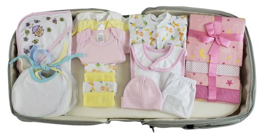 Girls 20 pc Baby Clothing Starter Set with Diaper Bag