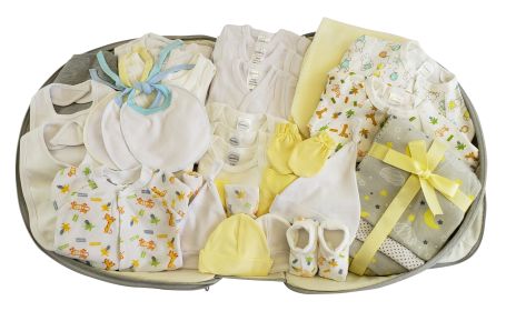 Unisex 44 pc Baby Clothing Starter Set with Diaper Bag