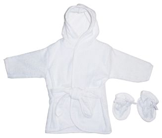 White Terry Robe with Booties