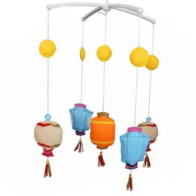 Chinese Lanterns Infant Room Hanging Musical Mobile Crib Toy Baby Crib Mobile Nursery Decor for Girls Boys
