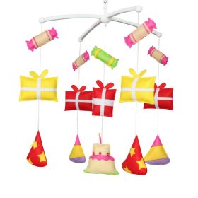 Birthday Cakes Gifts Baby Crib Mobile Infant Room Nursery Decor Hanging Musical Mobile Crib Toy