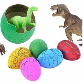 10pcs/lot Novelty Gag Toys Children Toys Cute Magic Hatching Growing Animal Dinosaur Eggs For Kids Educational Toys Gifts