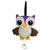 Baby Hanging Owl Animal Pull String Musical Box Appease Toy for Crib Stroller Travel