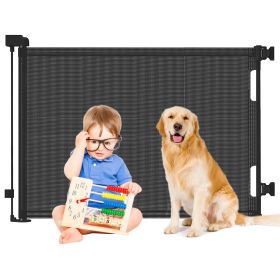 Baby Safety Gate Retractable Door Extra Wide Child Pet Safety Stairs Gate