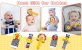 Baby (boys and girls) plush toys for toddlers; wrist rattles; rattles