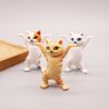 5pcs/Set Cute Cartoon Cat Doll Dancing Cat Decoration Pen Holder