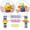 Baby (boys and girls) plush toys for toddlers; wrist rattles; rattles