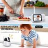 DBPOWER Video Baby Monitor, 3.5" LCD Baby Monitor with Camera and Audio Night Vision