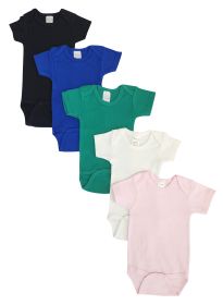 Baby Girl 5 Pc Onezies (Color: Black/Blue/Green/Pink, size: large)