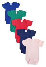 Baby Girl 5 Pc Onezies (Color: Blue/Green/Red/Navy/Pink, size: medium)