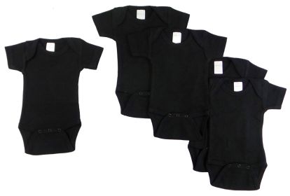 Black Onezie (Pack of 5) (Color: Black, size: Newborn)