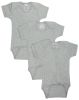 Grey Bodysuit Onezies (Pack of 3)