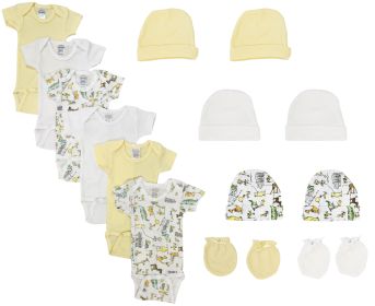 Unisex Baby 16 Pc Layette Sets (Color: White, size: large)