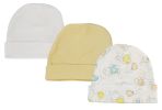 Baby Boy, Baby Girl, Unisex Infant Caps (Pack of 3)