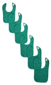6 Baby Bibs (Color: Green, size: One Size)