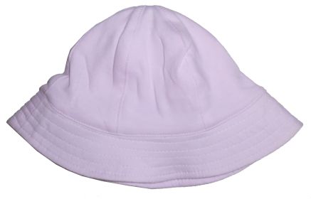 Pastel Pink Sun Hat (Color: pink, size: 0-6M)