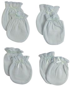 Infant Mittens (Pack of 4) (Color: White, size: One Size)