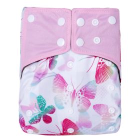 Baby Washable Bamboo Charcoal Cloth Diaper Pants Digital Printing (Option: NO5)