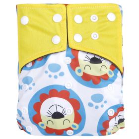 Baby Washable Bamboo Charcoal Cloth Diaper Pants Digital Printing (Option: Noo2)