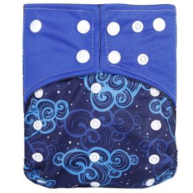 Baby Washable Bamboo Charcoal Cloth Diaper Pants Digital Printing (Option: NO12)