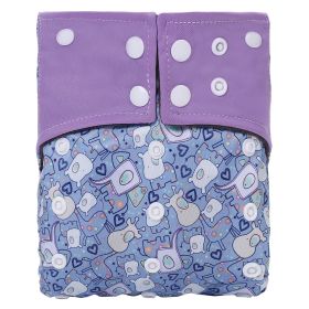 Baby Washable Bamboo Charcoal Cloth Diaper Pants Digital Printing (Option: NO27)