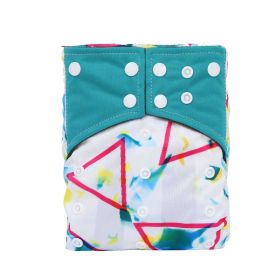 Baby Washable Bamboo Charcoal Cloth Diaper Pants Digital Printing (Option: NO38)