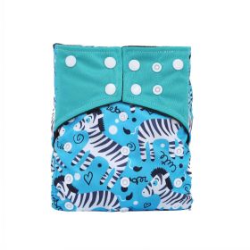Baby Washable Bamboo Charcoal Cloth Diaper Pants Digital Printing (Option: NO37)