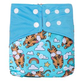 Baby Washable Bamboo Charcoal Cloth Diaper Pants Digital Printing (Option: NO41)