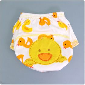 Summer Embroidered Baby Cotton Learning Pants  Diaper Pocket  Waterproof Training Pants  Leak-Proof Breathable Bread Pants (Option: Duck-100 yards)