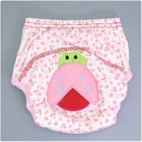 Summer Embroidered Baby Cotton Learning Pants  Diaper Pocket  Waterproof Training Pants  Leak-Proof Breathable Bread Pants (Option: Ladybug-100 yards)