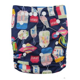 New Baby Washable Diaper Pants Pocket (Option: 4 color)