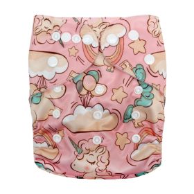 New Baby Washable Diaper Pants Pocket (Option: 8 color)