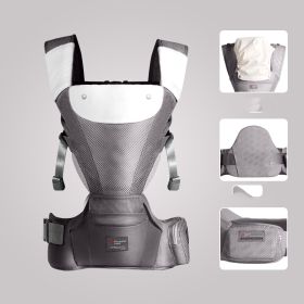 Breathable Mesh Baby Waist Strap (Color: Grey)