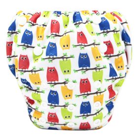 Baby Swimming Trunks Convenient And Hygienic Baby Leak-Proof Swimming Suit (Option: Bird)
