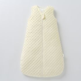 Babies' Autumn And Winter Sleeping Vest Sleeping Bag (Option: Canary yellow-One Size)