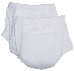 Training Pants (Color: White, size: Size 2)