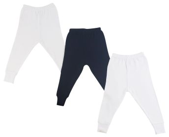 Long Pants - 3 pc (Color: White/Pink, size: Newborn)