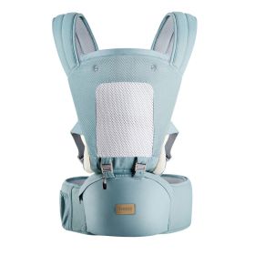 Baby Breathable And Cool Lumbar Stool Carrier Front Hugging Multifunctional (Option: Turquoise)