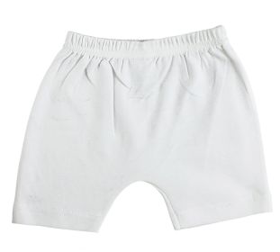 Infant Shorts (Color: White, size: large)
