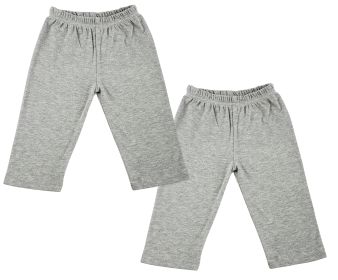 Infant Track Sweatpants - 2 Pack (Color: Grey, size: Newborn)
