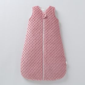 Babies' Autumn And Winter Sleeping Vest Sleeping Bag (Option: Rose Red-One Size)