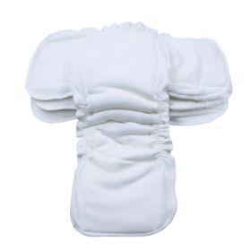 Folds To Prevent Side Leakage, Washable And Reusable Diapers (Option: 5layers of bamboo cotton)