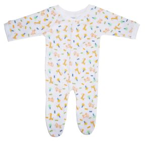 One Pack Terry Sleep & Play (Color: White, size: small)