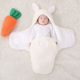 Sleeping Bag For Infants To Be Held By Newborn (Option: White-Big ear round-9M)