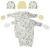Unisex Newborn Baby 7 Piece Gown Set