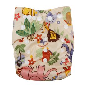 Washable Cloth Diapers Baby Waterproof Adjustablebreathable (Option: 3style-Onesize)