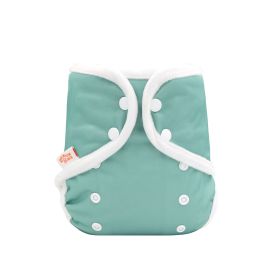 Printing Baby Washable Diaper Cover (Color: Green)