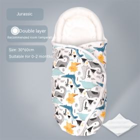 Sleeping Bag Pure Cotton Spring And Summer Thin Baby Anti-startle Sleeping (Option: Jurassic)