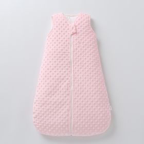 Babies' Autumn And Winter Sleeping Vest Sleeping Bag (Option: Light pink-One Size)