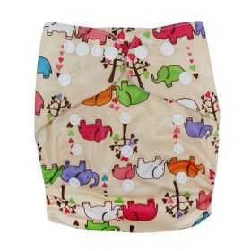 Washable Cloth Diapers Baby Waterproof Adjustablebreathable (Option: 13style-Onesize)